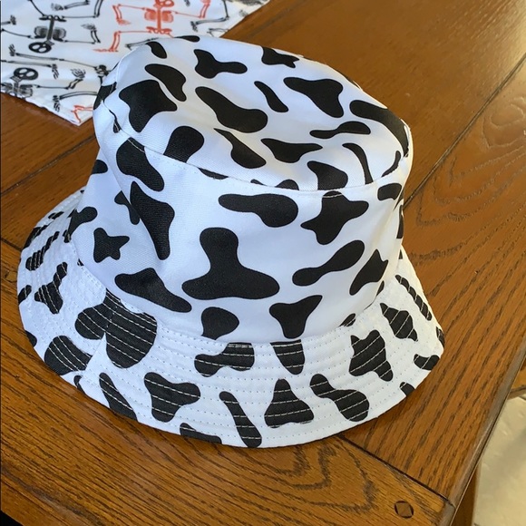 Accessories - Cow Print bucket hat